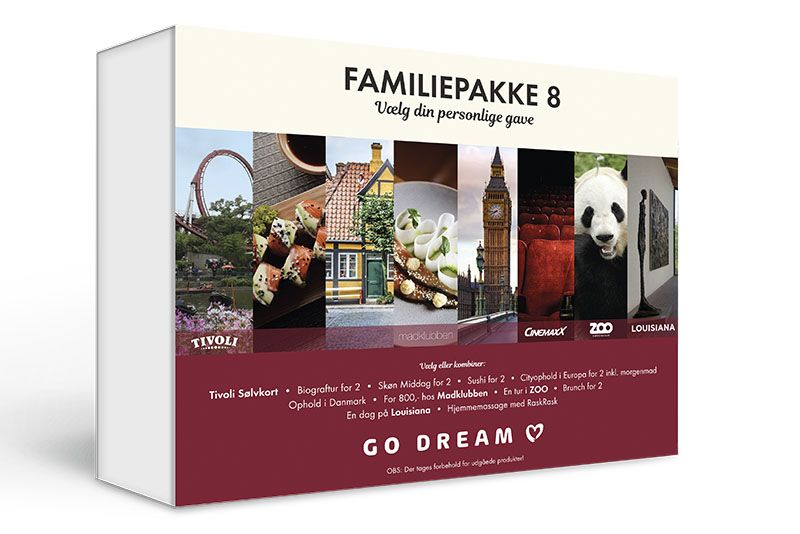 Go Dream familiepakke 800