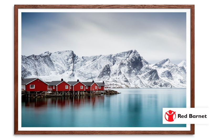 Vælg fotokunst i verdensklasse - og støt samtidig Red Barnet - Mål 29x42