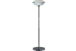 Klassisk Dyberg Larsen gulvlampe, DL31 - mat hvid, H133