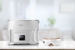 Bodycare fodspa og øjenmassage maske - hvide