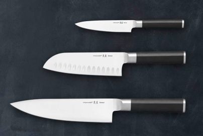 Fiskars Sensei knivsæt med 3 knive